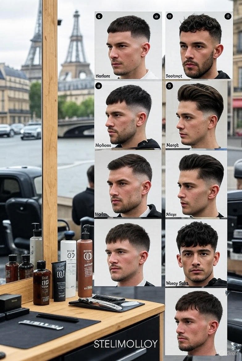Professional men's haircut at Stelimolloy Barbers Belfast