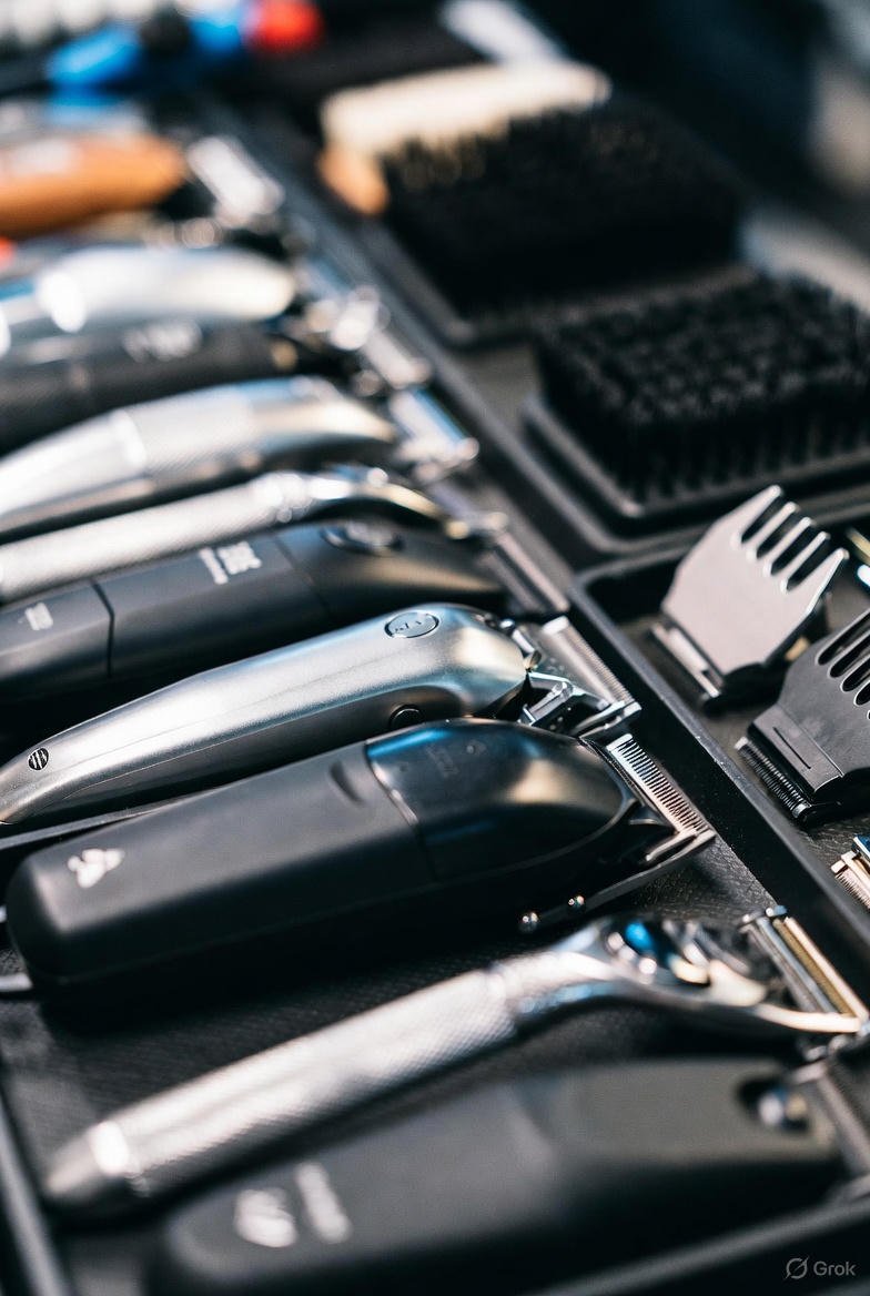 Professional skin fade haircut at Stelimolloy Barbers Belfast