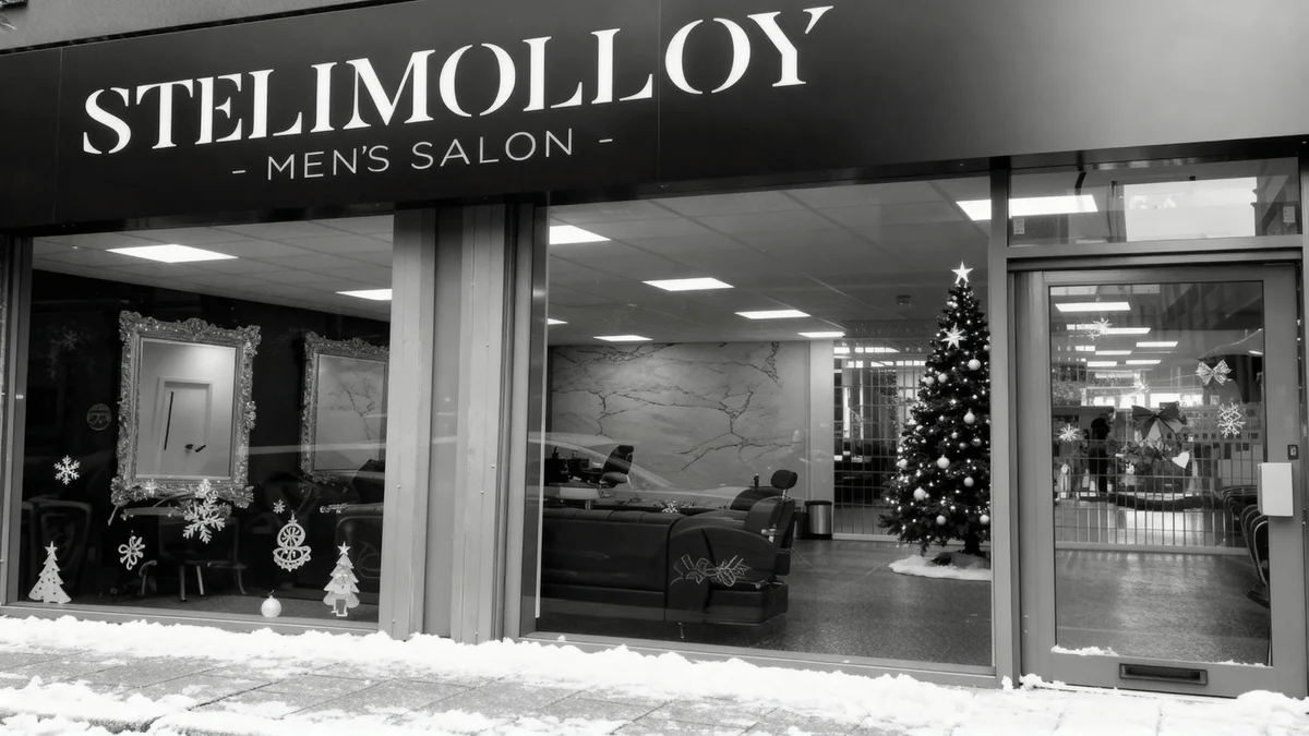 Christmas festive grooming at Stelimolloy Barbers Belfast