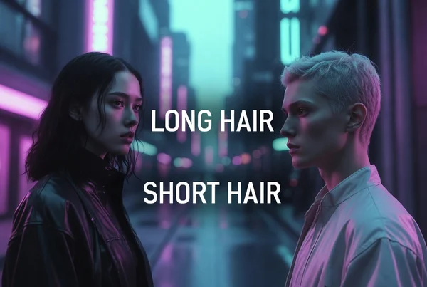 Long hair vs short hair men's hairstyles 2026 at Stelimolloy Barbers Belfast